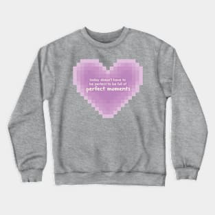 In the moment heart [purple] Crewneck Sweatshirt